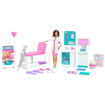 Barbie Careers Fast Cast Clinic Playset